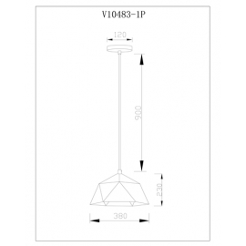 Светильник подвесной Moderli V10483-1P Genoa
