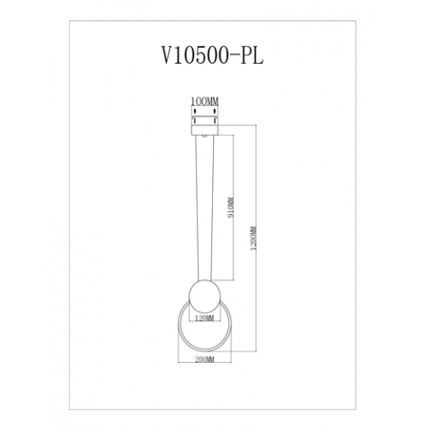 Светодиодный подвесной светильник Moderli V10500-PL Store