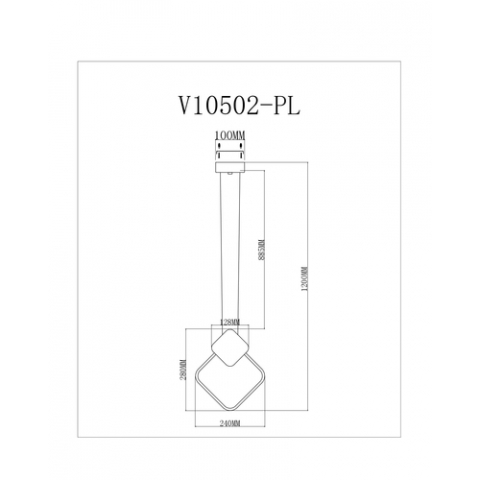 Светодиодный подвесной светильник Moderli V10502-PL Store