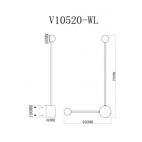 Светильник настенный светодиодный Moderli V10520-WL Provo