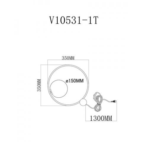 Лампа настольная Moderli V10531-1T Toledo