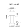 Лампа настольная Moderli V10538-1T Palma