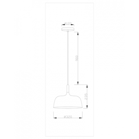 Подвесной светильник Moderli V1271-1P Augustina 1*E27*60W