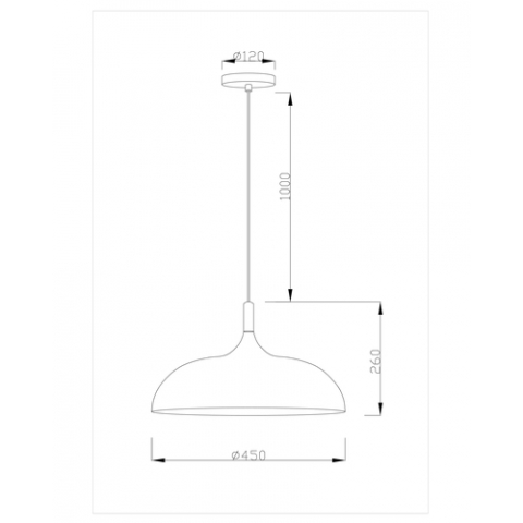 Подвесной светильник Moderli V1331-P Hygo 1*E27*60W