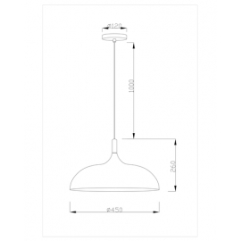 Подвесной светильник Moderli V1330-P Hygo 1*E27*60W