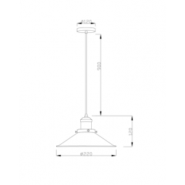 Подвесной светильник Moderli V1341-1P Night 1*E27*60W