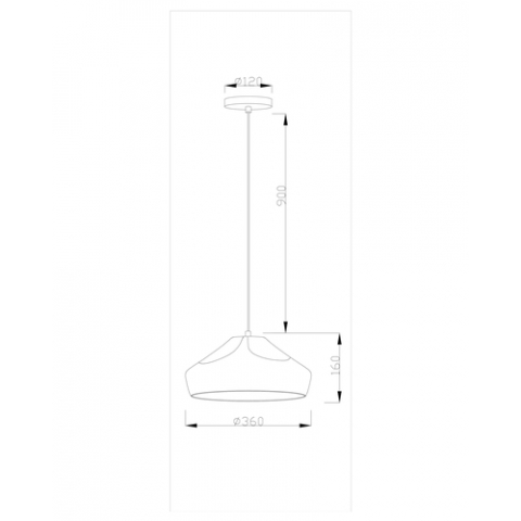 Подвесной светильник Moderli V1352-1P Kieno 1*E27*60W