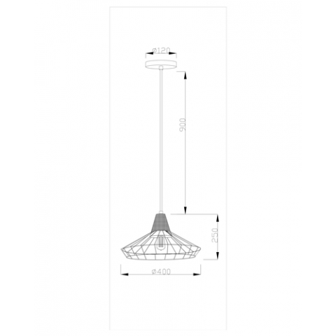 Подвесной светильник Moderli V1361-1P Hozy 1*E27*60W