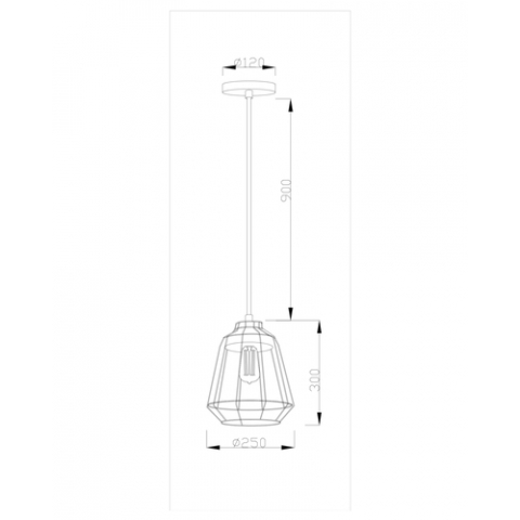Подвесной светильник Moderli V1371-1P Hozy 1*E27*60W