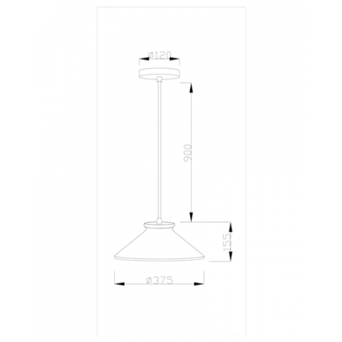 Подвесной светильник Moderli V1430-1P Brabbo 1*E27*60W