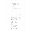 Подвесной светодиодный светильник Moderli V1580-PL Luna LED*12W