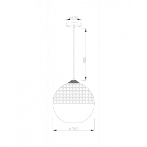 Подвесной светильник Moderli V1690-1P Silestia 1*E27*60W