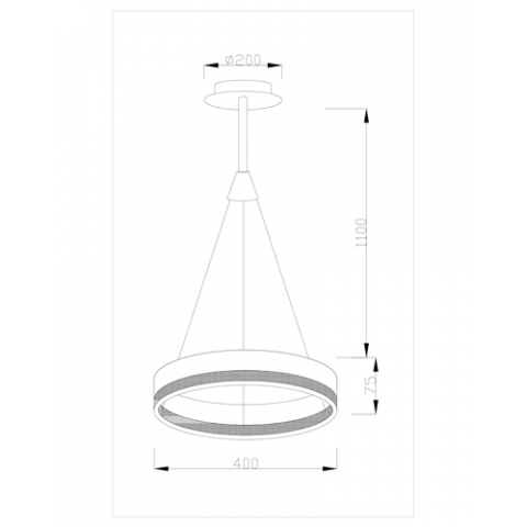 Светодиодная потолочная люстра Moderli V1761-PL Crime LED*26W