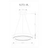 Светодиодная подвесная люстра Moderli V1771-PL Viso LED*76W