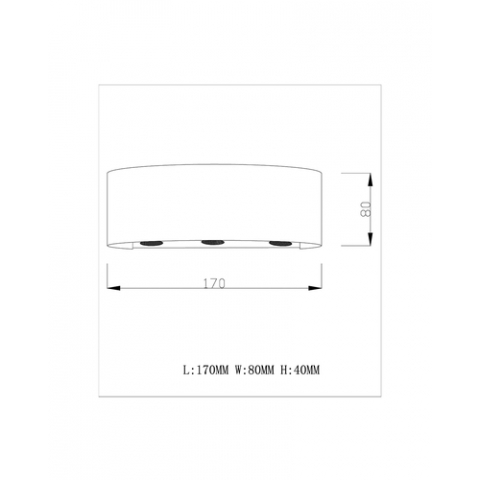 Светодиодный настенный светильник Moderli V1891-WL Madison LED*6W