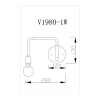 Настенный светильник Moderli V1980-1W Viona 1*E27*60W