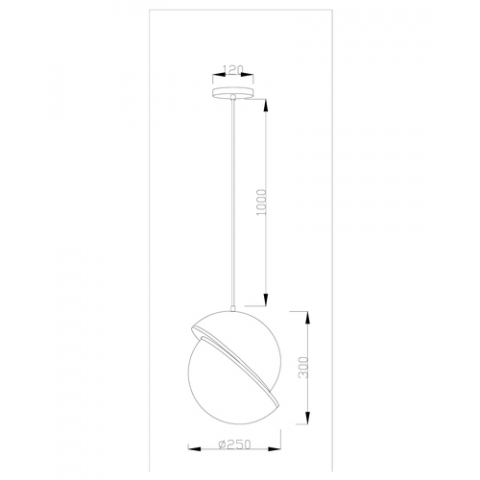 Подвесной светильник Moderli V2010-1P Venture 1*E27*60W