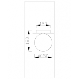 Настенно-потолочный светильник Moderli V2059-W Covey 1*G9*5W