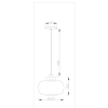 Подвесной светильник Moderli V2070-P Clear 1*LED*7W