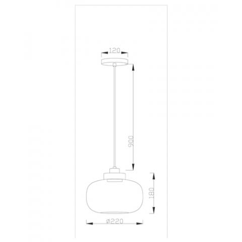 Подвесной светильник Moderli V2070-P Clear 1*LED*7W