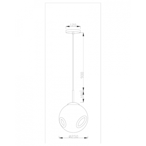 Подвесной светильник Moderli V2080-P Amo 1*E27*60W