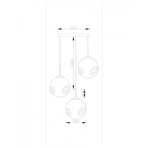 Подвесной светильник Moderli V2101-P Amo 3*E27*60W