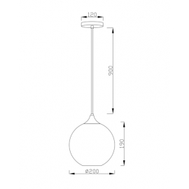 Подвесной светильник Moderli V2110-P Sumatra 1*E27*60W