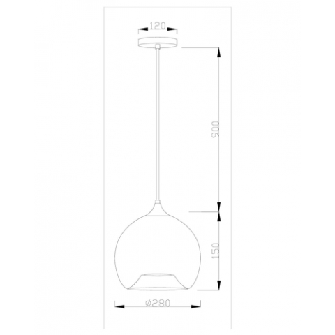 Подвесной светильник Moderli V2121-P Laura 1*E27*60W