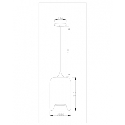Подвесной светильник Moderli V2140-P Scrum 1*E27*60W
