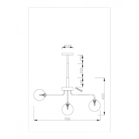 Потолочная люстра Moderli V2181-C Heavy 5*G9*5W
