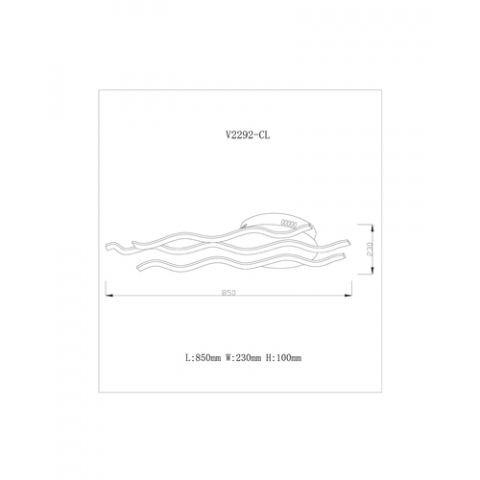 Светодиодный потолочный светильник Moderli V2292-CL Liberty LED*44W