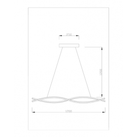 Светодиодная подвесная люстра Moderli V2310-PL Losso LED*48W