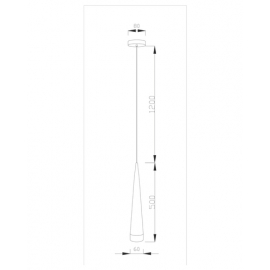 Светодиодный подвесной светильник Moderli V2360-PL Capital LED*3W