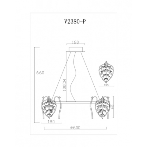 Хрустальная подвесная люстра Moderli V2380-P Shine 8*E14*40W