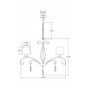 Люстра подвесная Moderli V2602-8P Aramco 8*E14*60W