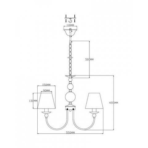Люстра подвесная Moderli V2613-5P Feels 5*E14*60W