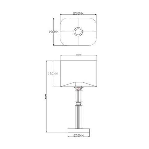 Настольная лампа Moderli V2621-1T Katar 1*E27*60W