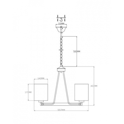 Люстра подвесная Moderli V2681-3P Viola 3*E27*60W