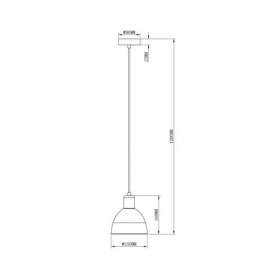 Подвесной светильник Moderli V2710-1P Irene 1*E27*60W
