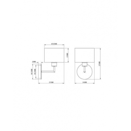 Бра Moderli V2730-1W Room 1*E27*60W