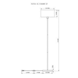 Торшер Moderli V10499-1F Room