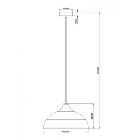 Подвесной светильник Moderli V2760-1P Sega 1*E27*60W