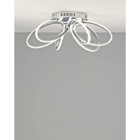 Светодиодная потолочная люстра с пультом Moderli V2782-CL Ello LED 140W