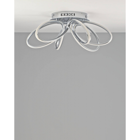Светодиодная потолочная люстра с пультом Moderli V2782-CL Ello LED 140W