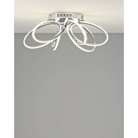 Светодиодная потолочная люстра с пультом Moderli V2782-CL Ello LED 140W