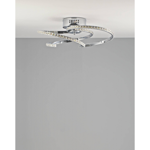 Светодиодная потолочная люстра с пультом Moderli V2784-CL Ello LED 90W