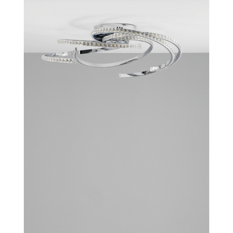 Светодиодная потолочная люстра с пультом Moderli V2785-CL Ello LED 170W