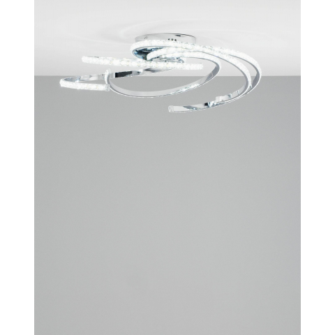 Светодиодная потолочная люстра с пультом Moderli V2785-CL Ello LED 170W