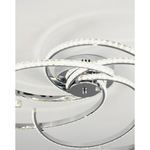 Светодиодная потолочная люстра с пультом Moderli V2785-CL Ello LED 170W