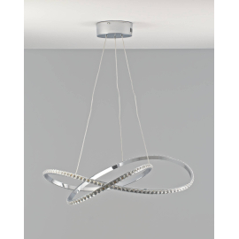 Светодиодная подвесная люстра с пультом Moderli V2787-PL Ello LED 120W